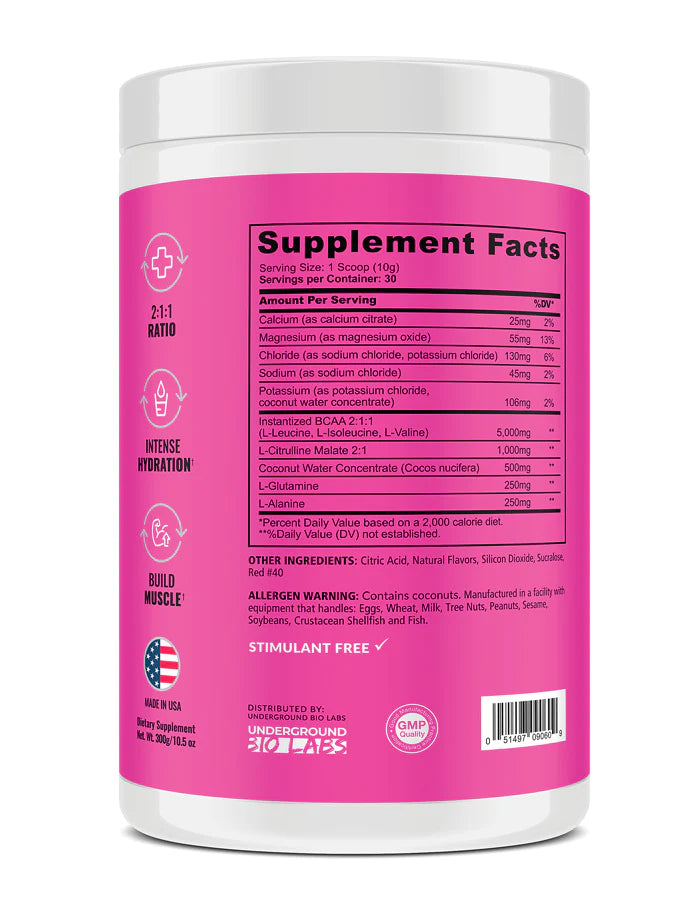 RECOVER BCAA + HYDRATION Mr. Nutrition