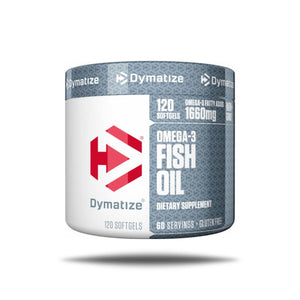 OMEGA-3 FISH OIL-Dymatize-120 Softgels-Mr. Nutrition