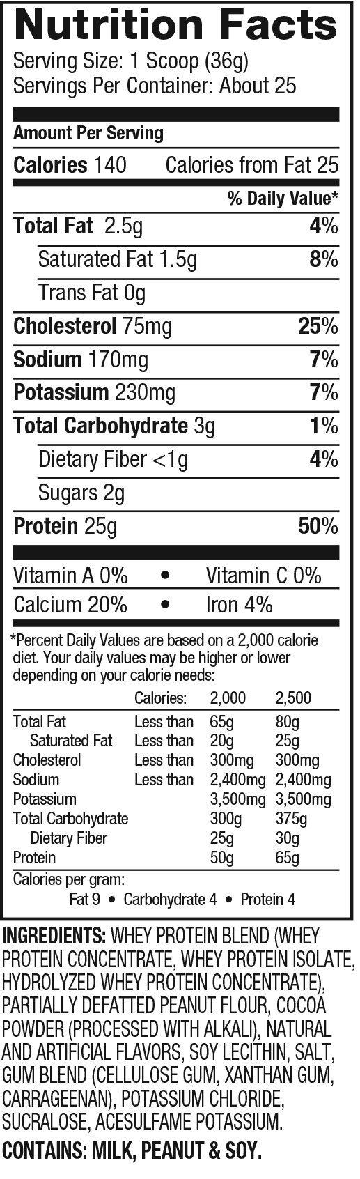 ELITE 100% WHEY, 2 Lbs.-Dymatize-Chocolate Peanut Butter-25 Servings-Mr. Nutrition