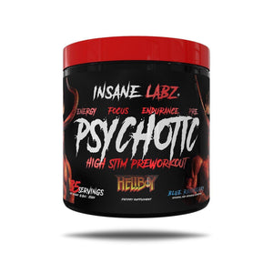 PSYCHOTIC HELLBOY-Insane Labz-Blue Raspberry-35 Servings-Mr. Nutrition