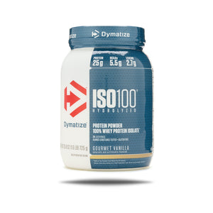 ISO100, 1.6 Lbs.-Dymatize-Gourmet Vanilla-24 Servings-Mr. Nutrition